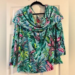 Lilly Pulitzer velour sweatshirt XXL